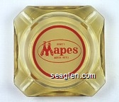 Reno's Mapes, Motor Hotel Glass Ashtray