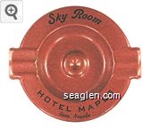 Sky Room, Hotel Mapes, Reno, Nevada Metal Ashtray