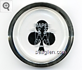 Mapes, 1977 Glass Ashtray
