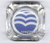 (Wave logo) Glass Ashtray