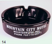 Mountain City Motel,  Mountain City, Nev., 702-778-6617 Glass Ashtray