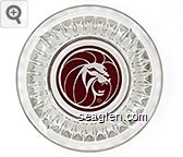 (Lion Logo) Glass Ashtray