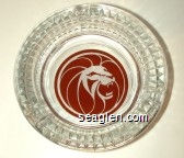 (Lion Logo) Glass Ashtray