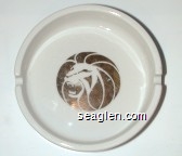 (Lion Logo) Porcelain Ashtray