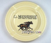 The Mountaineer, Race Track & Gaming Resort Porcelain Ashtray