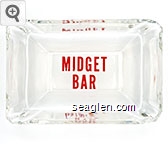 Midget Bar Glass Ashtray