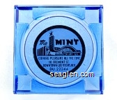 The MINT Coining Pleasure all the Time, 110 Fremont St., Downtown Las Vegas, Nev. DU. 22244 Glass Ashtray