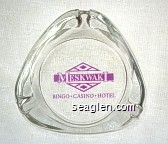 Meskwaki, Bingo - Casino - Hotel Glass Ashtray