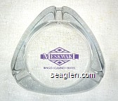 Meskwaki, Bingo - Casino - Hotel Glass Ashtray