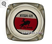 Mustang Club, Ely, Nevada Glass Ashtray