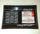 1965, In the Heart of The Downtown Reno Fun Strip, Nevada Club, At North Lake Tahoe Its The Nevada Lodge, Resort - Hotel Open All Year Glass Ashtray