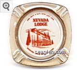You Have a Date With Lady Luck, Nevada Lodge, Beautiful North End Lake Tahoe Glass Ashtray