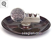 Bar, Gaming, Clyde & Bud Beecher, Nevada Club, South End Lake Tahoe, State Line, Nevada Metal Ashtray
