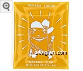 Nevada Lodge, Nevada Club, Reno and Crystal Bay Glass Ashtray