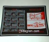 1968, In the Heart of The Downtown Reno Fun Strip, Nevada Club, At North Lake Tahoe Its The Nevada Lodge, Resort - Hotel Open All Year Glass Ashtray