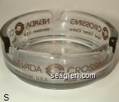 Nevada Crossing, Wendover, U.S.A., Travel Center Casino Glass Ashtray