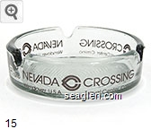 Nevada Crossing, Wendover, U.S.A., Travel Center Casino Glass Ashtray