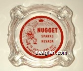 Dick Graves Nugget, Sparks Nevada, ''Ya Gotta Send Out Winners To Get Players'' Glass Ashtray