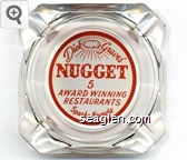 Dick Graves' Nugget, 5 Award Winning Restaurants Sparks, Nevada Glass Ashtray