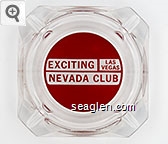 Exciting Las Vegas Nevada Club Glass Ashtray