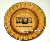 John Ascuaga's Nugget, Reno Area's Favorite Hotel-Casino Glass Ashtray