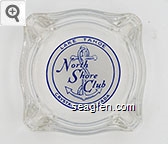 Lake Tahoe, North Shore Club, Crystal Bay, Nevada Glass Ashtray