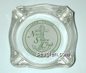 Lake Tahoe, North Shore Club, Crystal Bay, Nevada Glass Ashtray