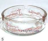 George Smith's North Shore Club, North Lake Tahoe, Crystal Bay, Nevada Glass Ashtray