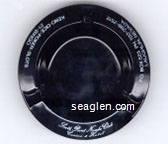 South Point Nevada Club Casino & Hotel, Keno - Dice - Poker - Slots, 21 - Bingo, P.O. Box 523, PH. 702-298-2512, Laughlin, Nevada Glass Ashtray