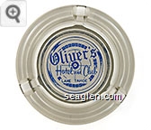 Oliver's Hotel and Club, Lake Tahoe Glass Ashtray