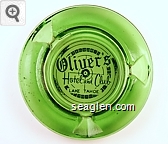Oliver's Hotel and Club, Lake Tahoe Glass Ashtray