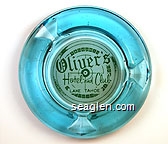 Oliver's Hotel and Club, Lake Tahoe Glass Ashtray