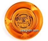 Oliver's Hotel and Club, Lake Tahoe Glass Ashtray