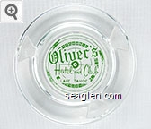 Oliver's Hotel and Club, Lake Tahoe Glass Ashtray
