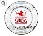 Ojibwa Casino - Resort, Baraga, Michigan Glass Ashtray