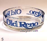 Old Reno Casino Glass Ashtray