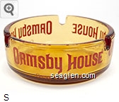Ormsby House, Carson City, Nevada Glass Ashtray
