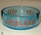 Reno Nevada Overland Hotel - Casino Glass Ashtray