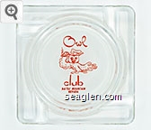 Owl Club, Battle Mountain, Nevada Glass Ashtray