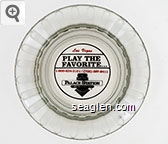 Las Vegas, Play the Favorite ... 1-800-634-3101 / (702) 367-2411, Palace Station Hotel - Casino Glass Ashtray