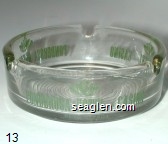 Ponderosa Hotel & Casino, Reno, Nevada Glass Ashtray