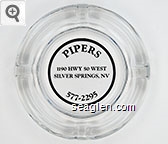 Pipers, 1190 Hwy 50 West, Silver Springs, NV, 577-2295 Glass Ashtray