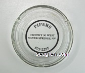 Pipers, 1190 Hwy 50 West, Silver Springs, NV, 577-2295 Glass Ashtray