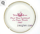 Plush Horse, Plush Horse Invitational, Las Vegas Nevada, 1967 Ceramic Ashtray