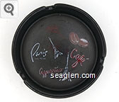 Paris, Las Vegas, Cafe - Cappuccino Porcelain Ashtray