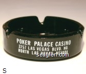 Poker Palace Casino, 2757 Las Vegas Blvd. No., North Las Vegas, Nevada, Race & Sports Book, Slots, Poker ''21'' Glass Ashtray