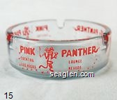 Pink Panther, Cocktail Lounge, Las Vegas, Nevada Glass Ashtray