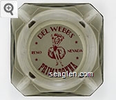 Del Webb's Primadonna Reno Nevada Glass Ashtray
