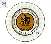 4 Queens Hotel/Casino, Downtown Las Vegas Glass Ashtray