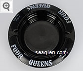 Four Queens, Hotel Casino, Las Vegas Nevada Glass Ashtray
